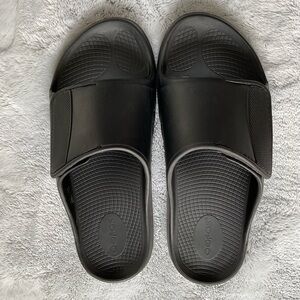 Unisex Oofos Sport Flex Slide Recovery Sandals Men 10 Women 12